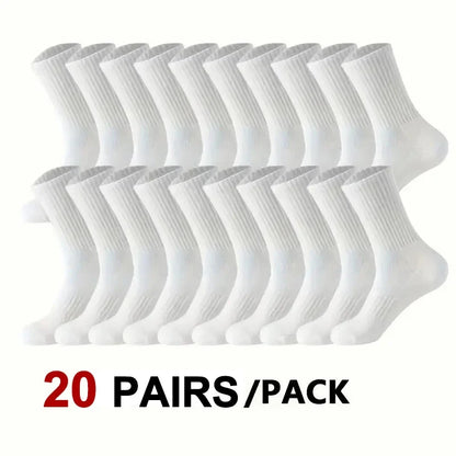 Crew Sports Socks Breathable Sweat Absorbing Athletic Socks