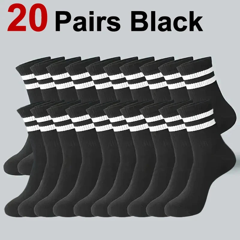 Crew Sports Socks Breathable Sweat Absorbing Athletic Socks